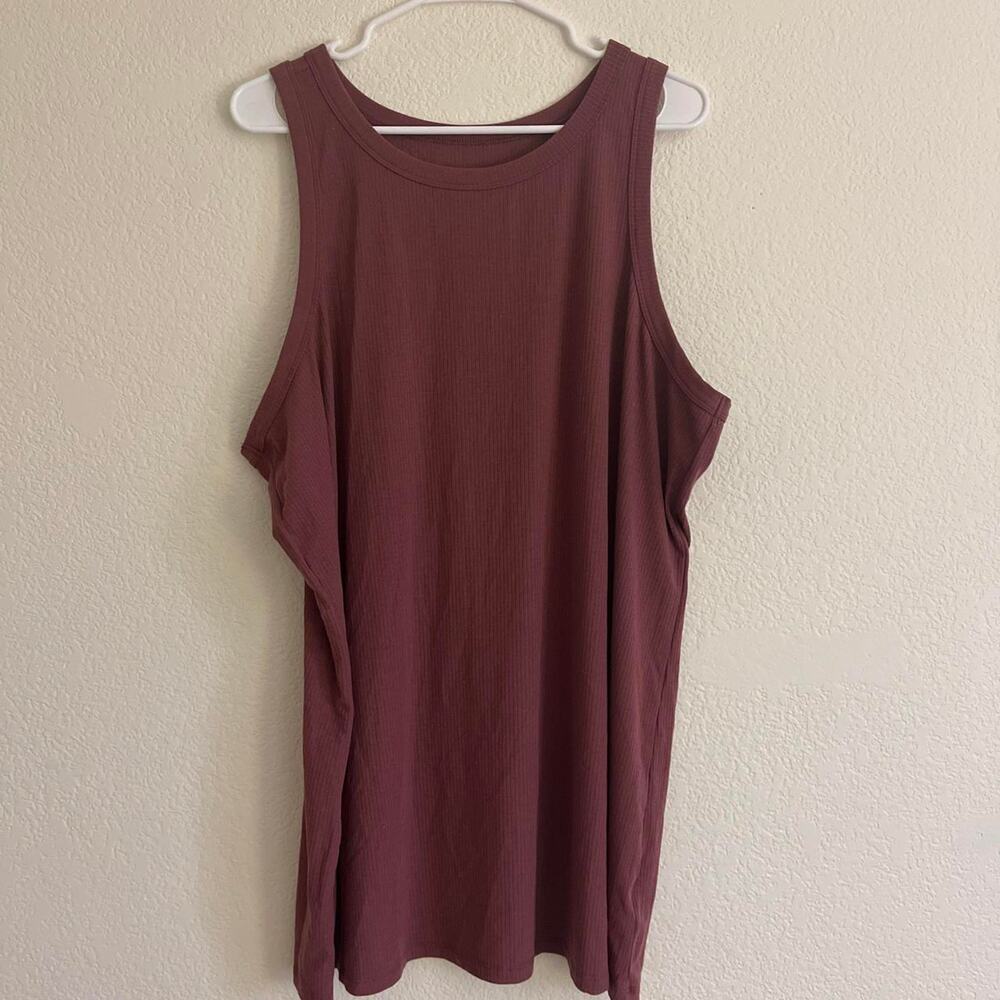 Torrid super soft ribbed Mauve Stretchy Tank Top 5XL